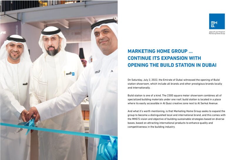 Marketing Home Group ... Continue Its Expansion With Opening The Build ...